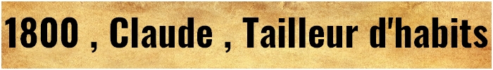 tailleur habits